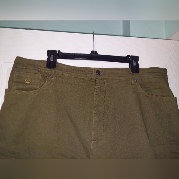 Gloria Vanderbilt jeans olive 18 Tall - Picture 2 of 3